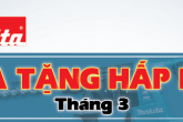 Quà tặng hấp dẫn tháng 5