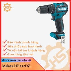 Máy khoan búa vặn vít dùng pin Makita HP332DZ