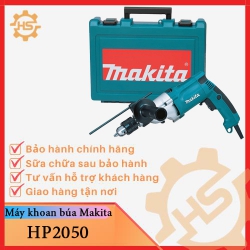 Máy khoan búa 2 tốc độ Makita HP2050