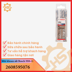 Bộ Mũi Khoan sắt HSS-G Bosch 9.5mm