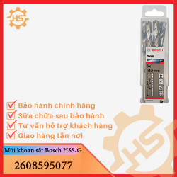 Bộ Mũi Khoan sắt HSS-G Bosch 10 mm