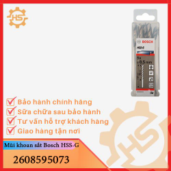 Bộ Mũi Khoan sắt HSS-G Bosch 8.5 mm