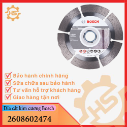 Đĩa cắt kim cương Bosch - Phù hợp nhất để xử lý Bê tông 100mm