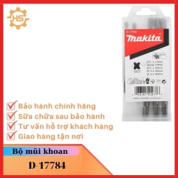 Bộ mũi khoan bê tông đầu gài SDS+ Makita  (Bộ 5 mũi)