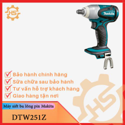 Máy siết bu lông dùng pin Makita DTW251Z