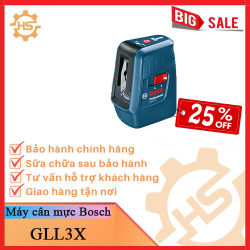 Máy cân mực 3 tia Bosch GLL 3X