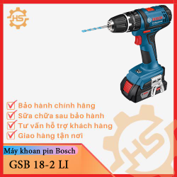 Máy khoan động lực dùng pin Bosch GSB 18-2-LI (Solo)