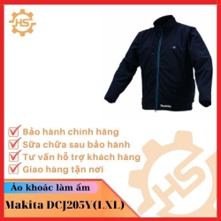 Áo khoác làm ấm dùng pin Makita DCJ205Y(L/XL)
