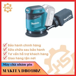 Máy chà nhám quỹ đạo dùng pin Makita DBO180Z