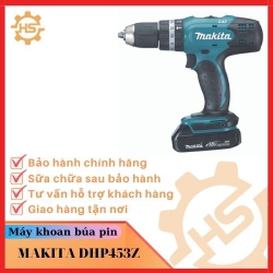 Máy khoan búa, vặn vít dùng pin Makita DHP453Z