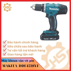 Máy khoan, vặn vít dùng pin Makita DDF453SYE