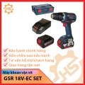 Máy khoan vặn vít dùng pin Bosch GSR 18V-EC SET