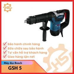 Máy đục Bosch GSH 5 (kèm phụ kiện) mã 06113370K2