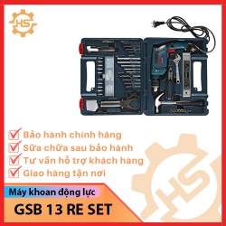 Máy khoan động lực Bosch GSB 13 RE SET  mã 06012271K3