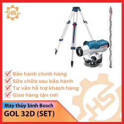 Bộ máy thủy bình Bosch GOL 32D + Chân máy thủy bình BT 160 (SET)  mã 0615A000PT