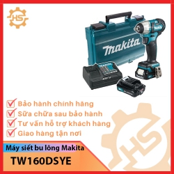 Máy siết bu lông dùng pin Makita TW160DSYE