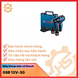 Máy khoan vặn vít pin GSB 12V-30 Bosch mã 06019G91K0