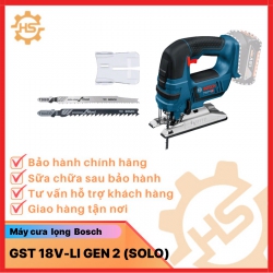 Máy cưa lọng dùng pin Bosch GST 18V-LI GEN 2 (SOLO) mã 06015A6100