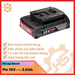 Pin Bosch 18V 2.0AH mã 1600A001CG