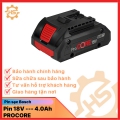 Pin Pin 18V --- 4.0Ah PROCORE Bosch mã 1600A0193L