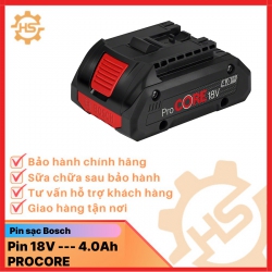 Pin Pin 18V --- 4.0Ah PROCORE Bosch mã 1600A0193L