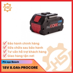 Pin 18V Bosch 8.0Ah PROCORE mã 1600A016G