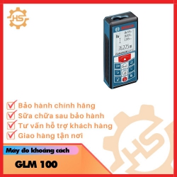 Máy đo khoảng cách laser Bosch GLM 100 0601072P40 