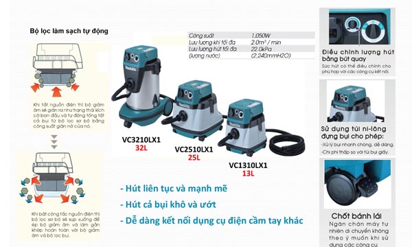 Makita VC3210LX1