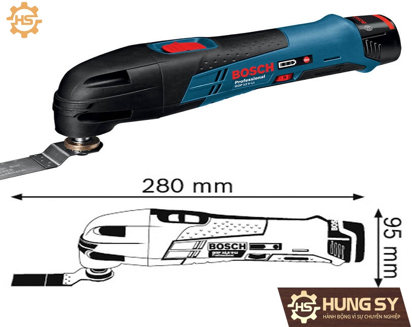 Máy cắt đa năng dùng pin Bosch GOP 12V-LI