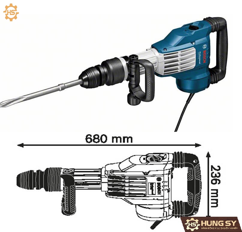 Máy đục bê tông Bosch GSH1 11 VC