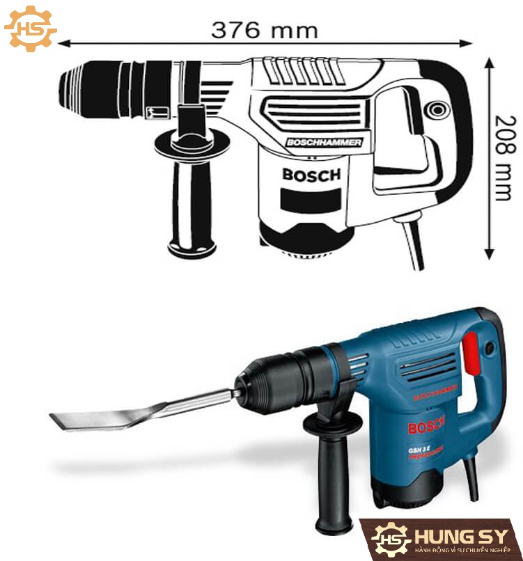 Máy đục Bosch GSH 3 E