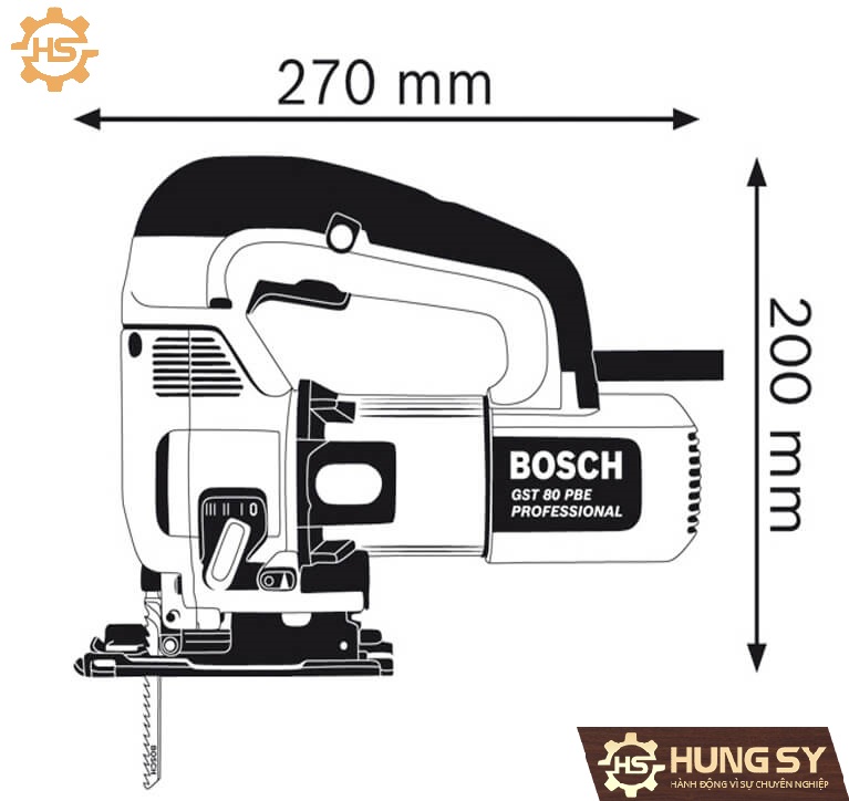 Máy cưa Bosch GST 80 PB