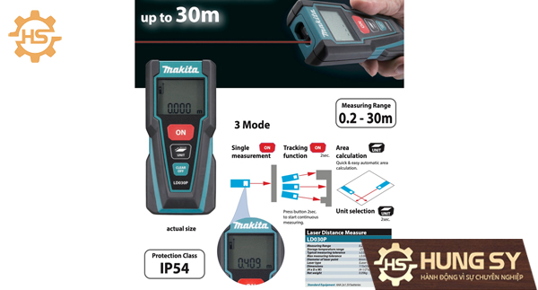 Máy đo khoảng cách Laser Makita LD030P