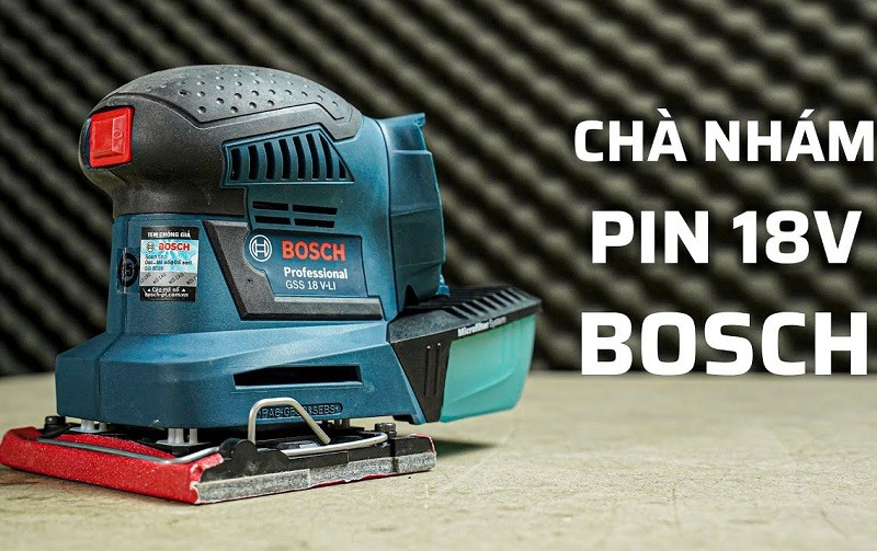 Máy chà nhám dạng trong dùng pin Bosch GSS 18V-LI (SOLO)