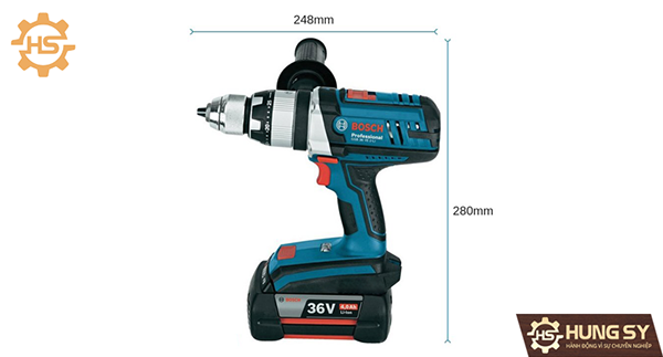 Máy khoan động lực dùng pin Bosch GSB 36VE-2-LI