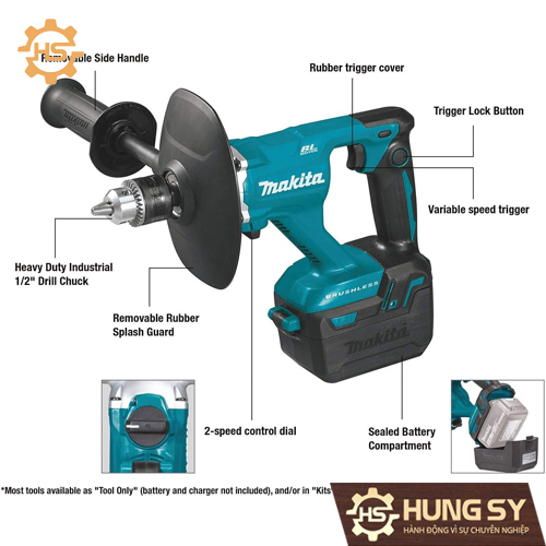 Máy trộn sơn Makita DUT131Z